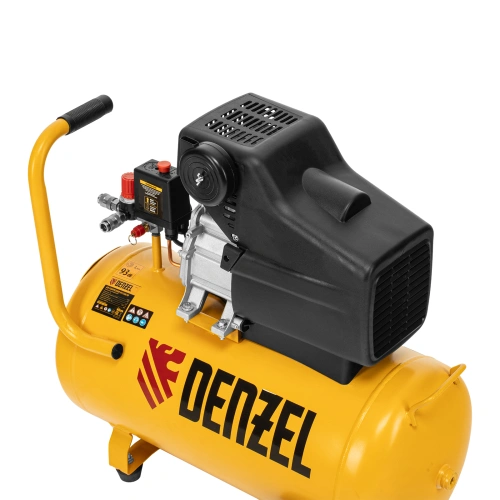 Компрессор воздушный, прямой привод DC1500/50, 1.5 кВт, 50 литров, 220 л/мин Denzel по ценам производителя в Уфе с доставкой по всей России