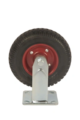 Колесо большегрузное неповоротное PF 200 200 мм резина с протектором (F) по ценам производителя в Уфе с доставкой по всей России