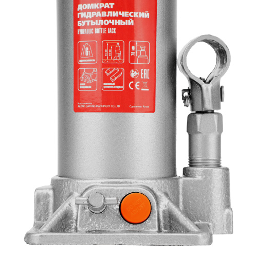Домкрат гидравлический бутылочный, 6 т, h подъема 216-413 мм Matrix по ценам производителя в Уфе с доставкой по всей России