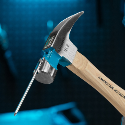 Молоток-гвоздодер, 280 г, угол 75, магнит, обрезиненная рукоятка American hickory GROSS по ценам производителя в Уфе с доставкой по всей России