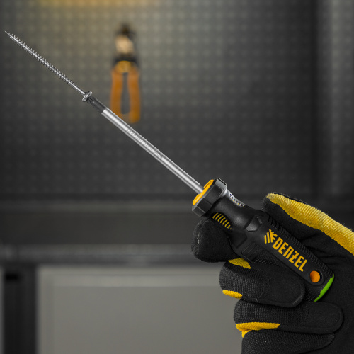 Отвертка PZ2x100 мм, CrV, трехкомпонентная рукоятка Denzel по ценам производителя в Уфе с доставкой по всей России