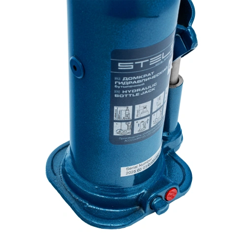 Домкрат гидравлический бутылочный, 6 т, h подъема 207-404 мм Stels по ценам производителя в Уфе с доставкой по всей России