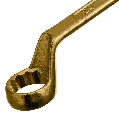 Ключ накидной, 22 х 24 мм, желтый цинк Сибртех по ценам производителя в Уфе с доставкой по всей России