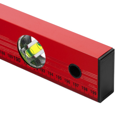 Уровень алюминиевый, 2000 мм, 3 глазка, красный, линейка Matrix по ценам производителя в Уфе с доставкой по всей России