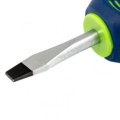 Отвертка, SL6 х 38 мм, CrV, двухкомпонентная рукоятка Сибртех по ценам производителя в Уфе с доставкой по всей России