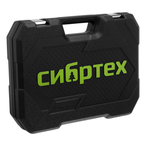 Набор инструментов, 1/2", 1/4", пластиковый кейс 89 предметов Сибртех по ценам производителя в Уфе с доставкой по всей России