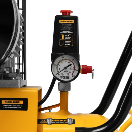 Компрессор воздушный рем. привод BCV 4000-T/100, 4,0 кВт, 100 литров, 690 л/мин Denzel по ценам производителя в Уфе с доставкой по всей России