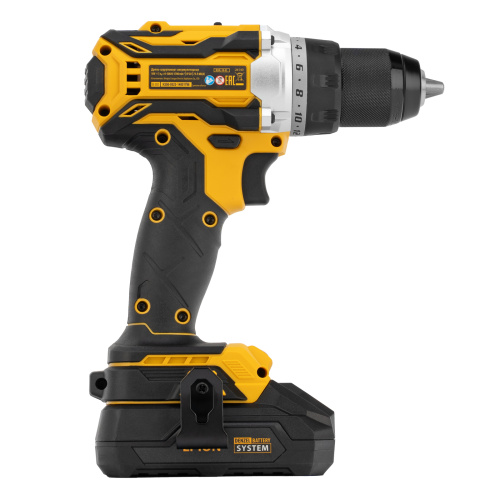 Дрель-шуруповерт аккумуляторная, бесщет. BLDL-18-02 Li-Ion, 18 В Denzel по ценам производителя в Уфе с доставкой по всей России