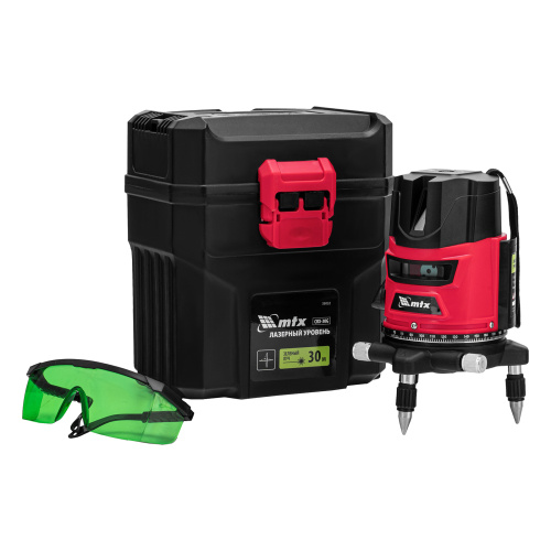 Лазерный уровень CRX-30G, 30 м, зеленый луч, батарейки, резьба 5/8" MTX по ценам производителя в Уфе с доставкой по всей России