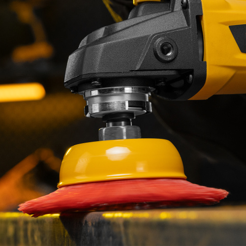 Щетка для УШМ, 100 мм, Чашка, нейлоновая щетина, М14 Denzel по ценам производителя в Уфе с доставкой по всей России