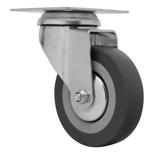 Колесо поворотное D 75 мм, крепление  платформенное Сибртех по ценам производителя в Уфе с доставкой по всей России