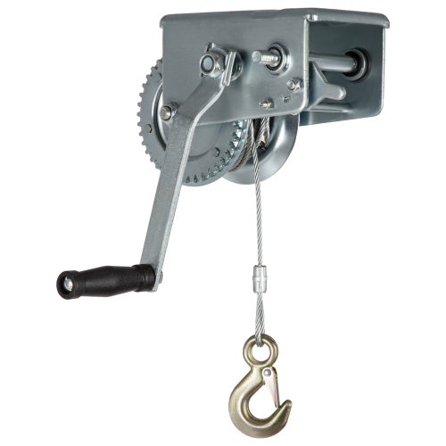 Лебедка шестеренчатая, тяга 0.8 т, тросовая Matrix по ценам производителя в Уфе с доставкой по всей России