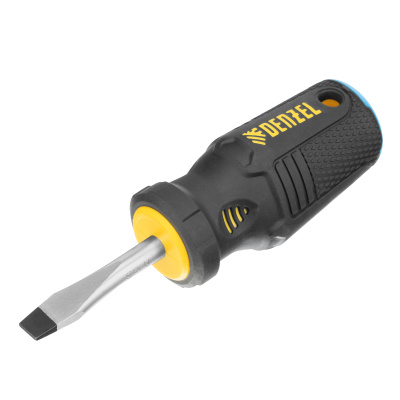 Отвертка SL6x38 мм, CrV, трехкомпонентная рукоятка Denzel по ценам производителя в Уфе с доставкой по всей России