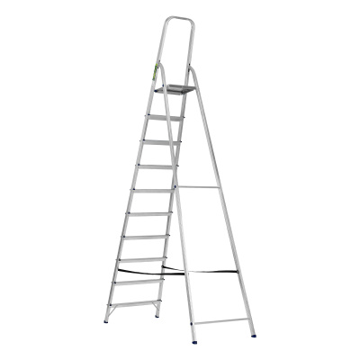 Стремянка, 10 ступеней, алюминиевая, Сибртех по ценам производителя в Уфе с доставкой по всей России