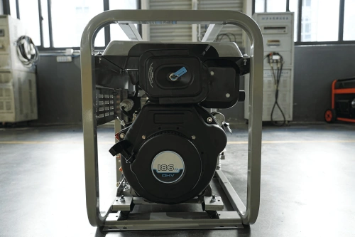 Генератор дизельный 5,0 кВт 220В с электростартером и колесами TOR KM5000D по ценам производителя в Уфе с доставкой по всей России