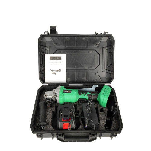 Углошлифовальная машина Zitrek ZKAG20-125 PRO (125мм, 20B, Li-Ion аккум. 4 Aч - 1шт, ЗУ, кейс) по ценам производителя в Уфе с доставкой по всей России