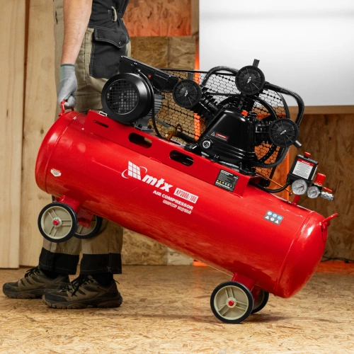 Компрессор воздушный ременный привод КР3000/100  3,0 кВт, 100 литров, 510 л/мин МТХ по ценам производителя в Уфе с доставкой по всей России