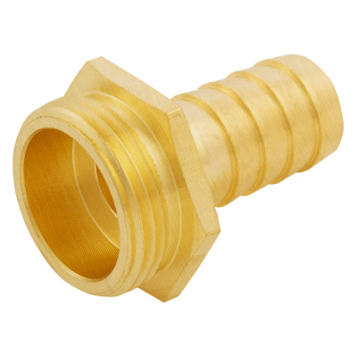 Штуцер для шланга 3/4" с наружной резьбой G1" Denzel по ценам производителя в Уфе с доставкой по всей России