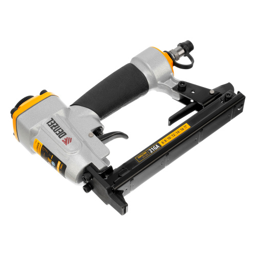 Степлер пневматический PS8016 для прямоугольных скоб 21GA от 6 до 16 мм Denzel по ценам производителя в Уфе с доставкой по всей России