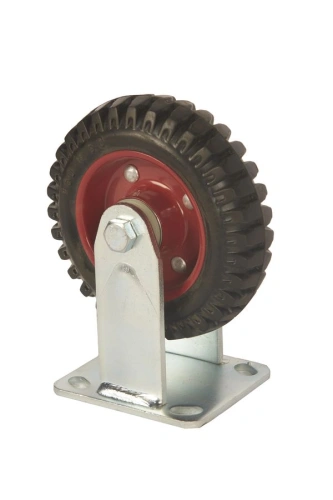 Колесо большегрузное неповоротное PF 160 150 мм резина с протектором (F) по ценам производителя в Уфе с доставкой по всей России