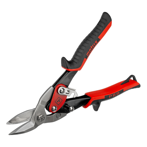 Ножницы по металлу, 250 мм, левый рез, сталь CRMO, двухкомпонентные рукоятки, PRO Matrix по ценам производителя в Уфе с доставкой по всей России