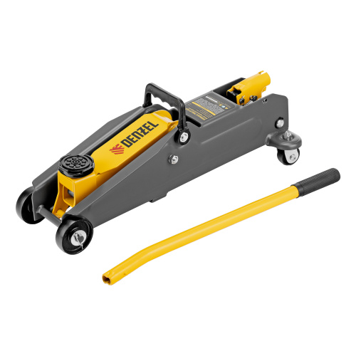 Домкрат гидравлический подкатной, 2 т, 135-385 мм Denzel по ценам производителя в Уфе с доставкой по всей России