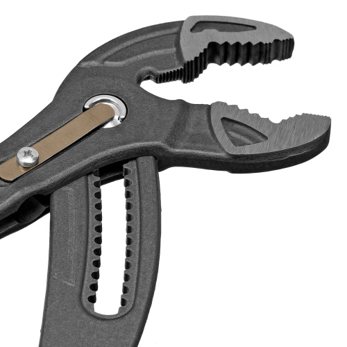 Клещи переставные, кнопочный механизм, обливные рукоятки, 300 мм Denzel по ценам производителя в Уфе с доставкой по всей России