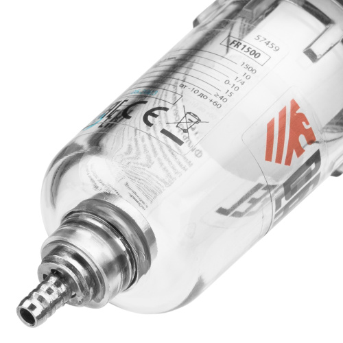 Фильтр-регулятор FR1500, 10 бар, 1500 л/мин, 1/4" Denzel по ценам производителя в Уфе с доставкой по всей России