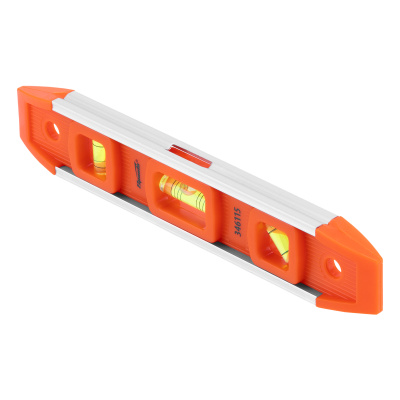 Уровень усиленный, 235 мм, 3 глазка, пластмассовый "Торпедо" (IV) Sparta по ценам производителя в Уфе с доставкой по всей России