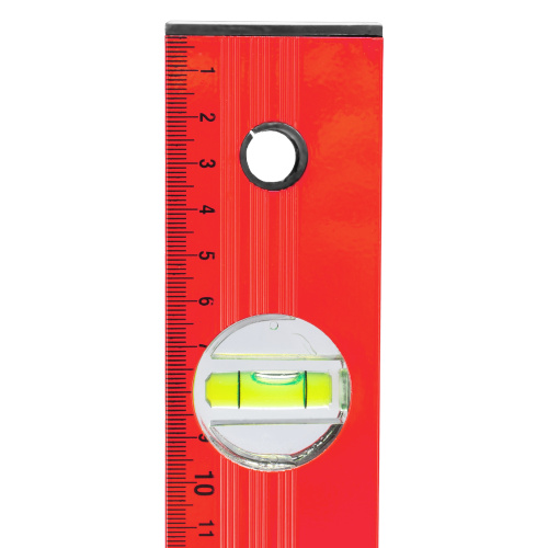 Уровень алюминиевый, 2000 мм, 3 глазка, красный, линейка Matrix по ценам производителя в Уфе с доставкой по всей России