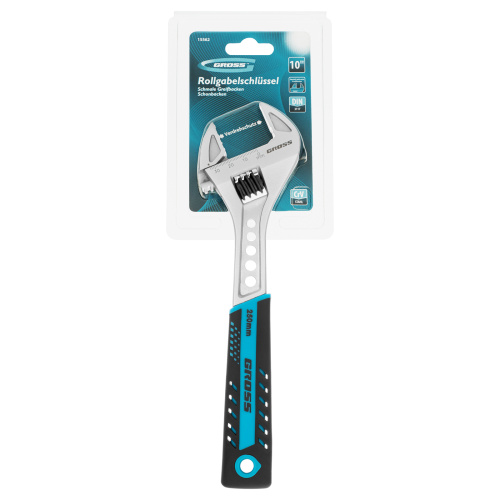 Ключ разводной, 250 мм, CrV, двухкомпонентная ручка Gross по ценам производителя в Уфе с доставкой по всей России