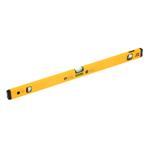 Уровень алюминиевый, магнит, фрезерованный, 3 глазка (1 зеркал.) 0,5 мм/м, 800 мм Denzel по ценам производителя в Уфе с доставкой по всей России