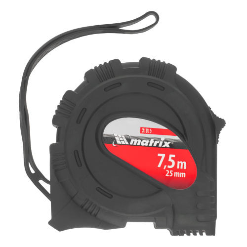 Рулетка Black,7,5 м х 25 мм,обрезиненный корпус Matrix по ценам производителя в Уфе с доставкой по всей России