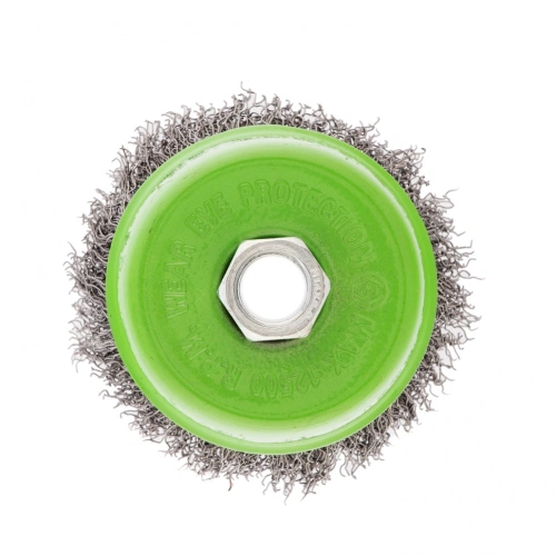 Щетка для УШМ, 75 мм, М14, "чашка", витая проволока 0.3 мм Сибртех по ценам производителя в Уфе с доставкой по всей России