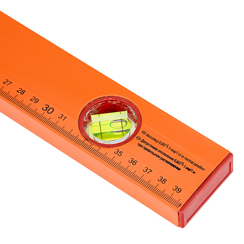 Уровень алюминиевый, 400 мм, 3 глазка, желтый, линейка Sparta по ценам производителя в Уфе с доставкой по всей России