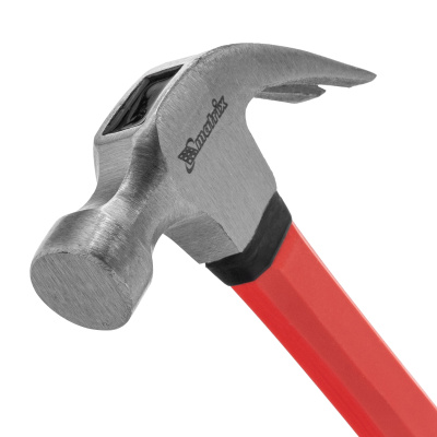 Молоток-гвоздодер, 450 г, боек 27 мм, фибергласовая обрезиненная рукоятка Matrix по ценам производителя в Уфе с доставкой по всей России