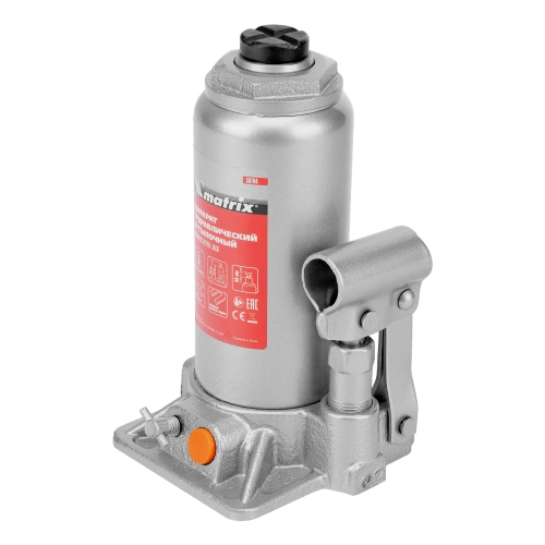 Домкрат гидравлический бутылочный, 5 т, h подъема 197-382 мм Matrix по ценам производителя в Уфе с доставкой по всей России