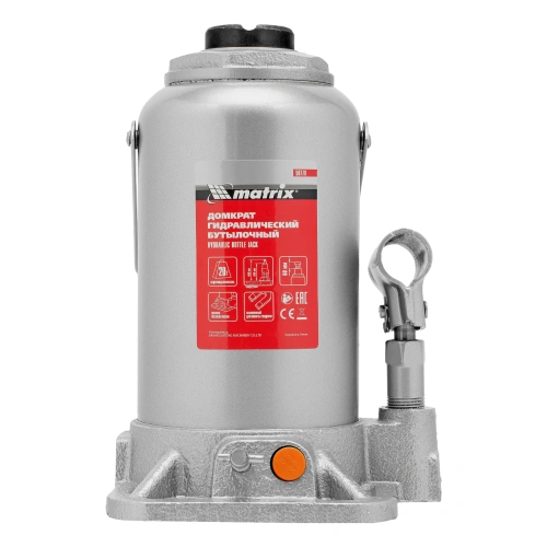Домкрат гидравлический бутылочный, 20 т, h подъема 244-449 мм Matrix по ценам производителя в Уфе с доставкой по всей России