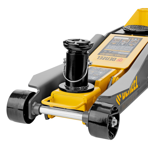 Домкрат гидравлический подкатной, 2/3 т, 98-770 мм, быстрый подъем, низ. подхват, проф, SUV Denzel по ценам производителя в Уфе с доставкой по всей России