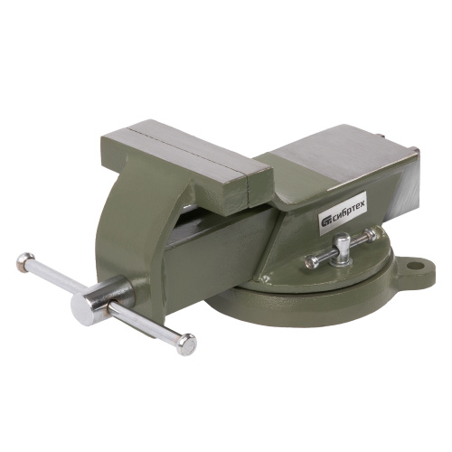 Тиски слесарные, 100 мм, стальные, поворотные Сибртех по ценам производителя в Уфе с доставкой по всей России