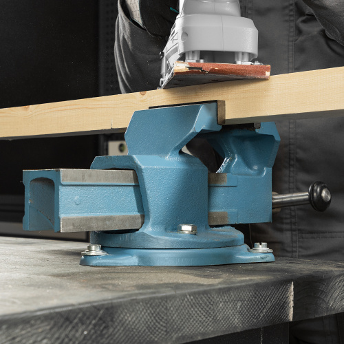 Тиски слесарные, 100 мм, поворотные (Глазов) по ценам производителя в Уфе с доставкой по всей России