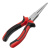 Круглогубцы Nickel, 160 мм, никелированные, двухкомпонентные рукоятки Matrix по ценам производителя в Уфе с доставкой по всей России