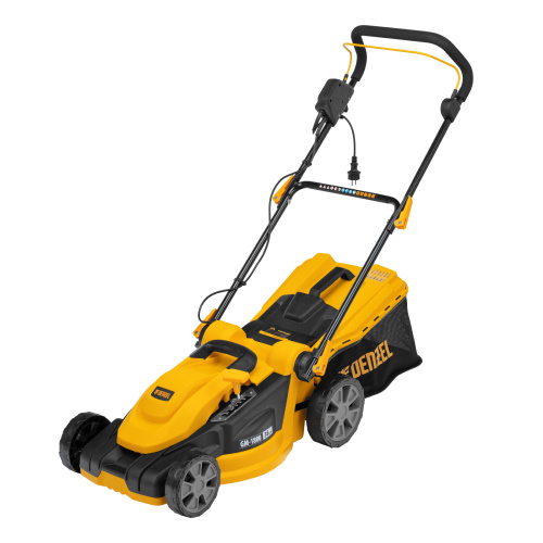 Газонокосилка электрическая GM-1800, 1800 Вт, шир. 38 см, 6 уров., травосб. 40 л. Denzel по ценам производителя в Уфе с доставкой по всей России