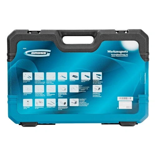 Набор инструментов, 1/4", 1/2", CrV, 120 зубьев, 101 предмет Gross по ценам производителя в Уфе с доставкой по всей России