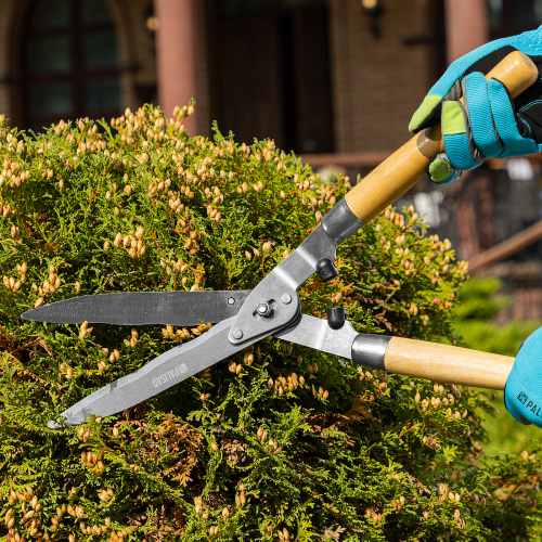 Кусторез, 520 мм, волнистые лезвия, деревянные рукоятки, Palisad по ценам производителя в Уфе с доставкой по всей России