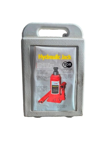 Домкрат гидравлический TOR ДГ-3 г/п 3,0 т (в пластиковом кейсе) по ценам производителя в Уфе с доставкой по всей России