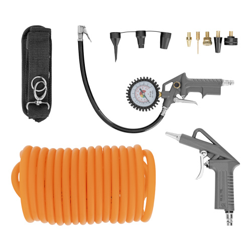 Компрессор воздушный DL1300, 10 бар, 1,3 кВт 180 л/мин 5 л, с набором аксессуаров Denzel по ценам производителя в Уфе с доставкой по всей России