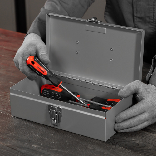 Ящик для инструмента, 284 х 160 х 78 мм, металлический Matrix по ценам производителя в Уфе с доставкой по всей России