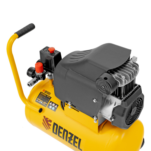 Компрессор воздушный DLC1300/24 безмасляный 1.3 кВт, 24 литра, 206 л/мин Denzel по ценам производителя в Уфе с доставкой по всей России