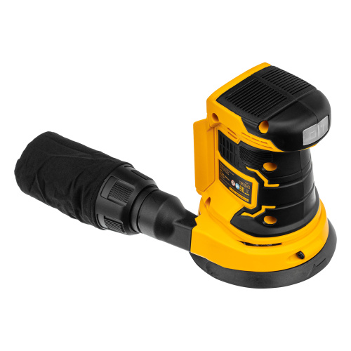 Машина шлифовальная эксцентриковая аккумуляторная COS-125-0, 18В Li-Ion Denzel по ценам производителя в Уфе с доставкой по всей России